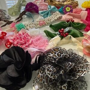 Y2K Baby Hair Accessories Bundle Bows Flowers Headbands Coquette
